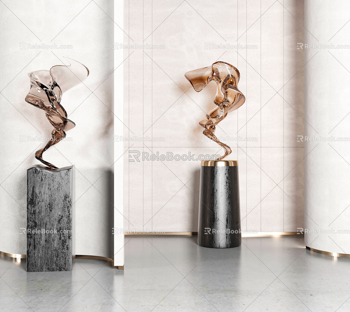 Modern Sculpture 3d model