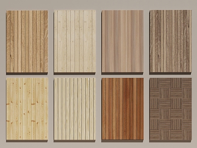 Modern anticorrosive wood floor 3d model