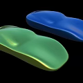 Colorful Wireless Computer Mice with Red Silver Green Blue Finishes