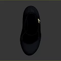 Dark Blue High Heel Shoes With Ankle Strap And Pearl Decoration