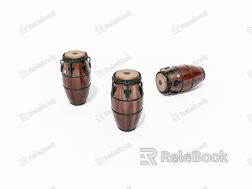 folk musical instrument drum model