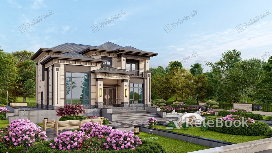 New Chinese Style Villa Villa model