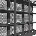 Metal iron mesh combination grid combination 3d model