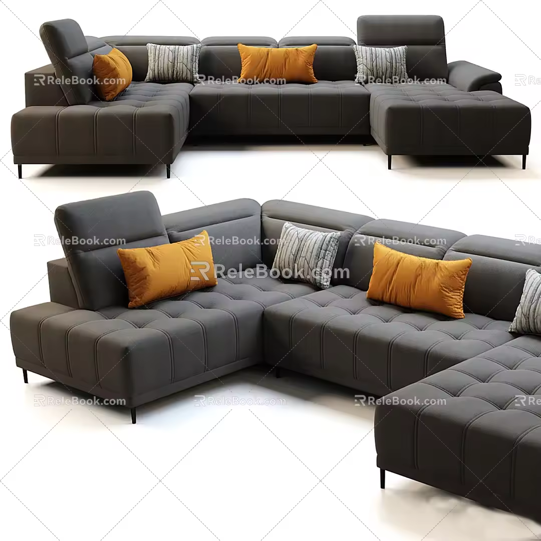 Wersal Calvaro XL Sofa 3d model