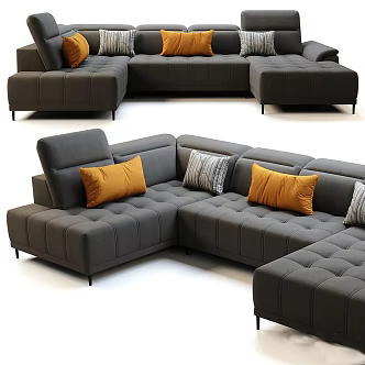 Wersal Calvaro XL Sofa 3d model