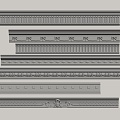 French plaster line 3d model