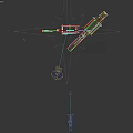 Public Infrastructure Construction Machinery Featuring Tower Gantry And Mobile Cranes