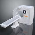 Advanced CT Scanner Medical Equipment With Movable Scanning Table And Control Panel