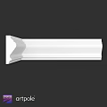 White Architectural Decorative Component With Smooth Surface And Classic Design For Interior Decoration