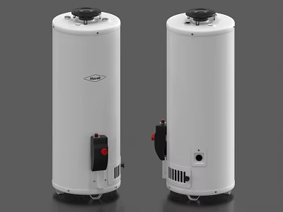 Water Heater Electric Water Heater Gas Water Heater Household Appliances 3d model
