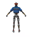 Robot Artificial Intelligence AI Robot Science Fiction Future Technology High Technology 3d model