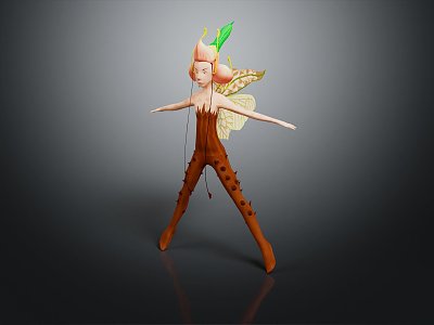 Elf Pokemon Flower Fairy Pokemon 3d model