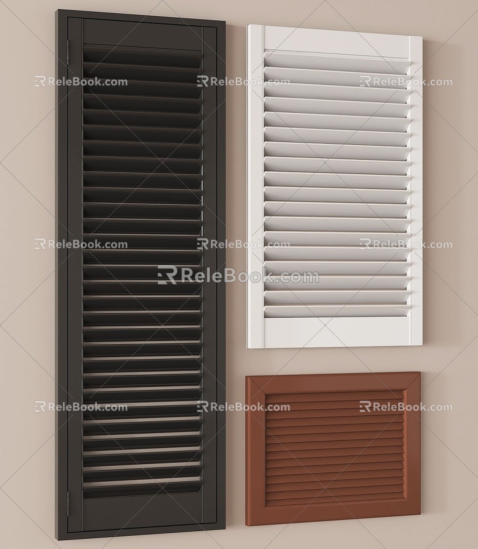 modern blinds venetian blinds 3d model