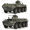 Armored Vehicle T-72B3 3d model