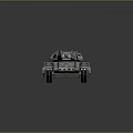 Modern Tank Design With Detailed Armored Structure Cannon Barrel And Tracks