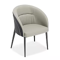 Modern Simple Single Sofa 3d model