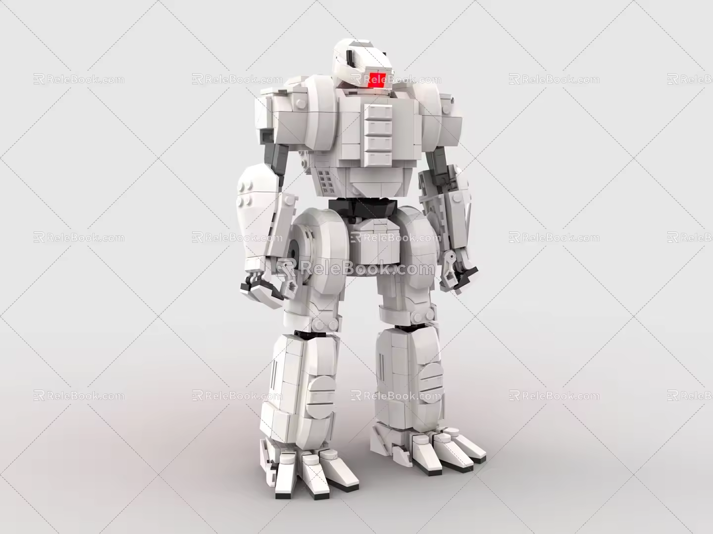 LEGO toy blocks Gundam robot battle robot 3d model