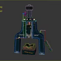 Heavy Duty Forging Hammer Machine With Anvil And Steel Frame Structure