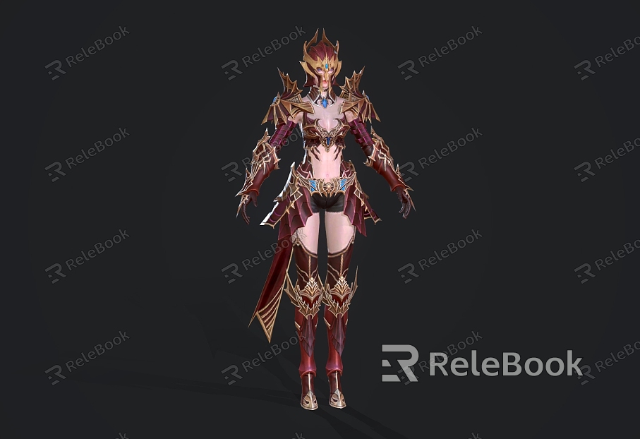 Female Warrior Armor Armor model