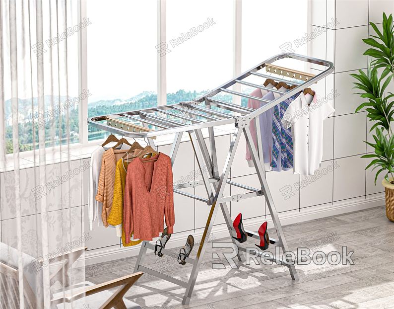 Modern drying rack model