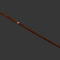 Traditional Ancient Spear Weapon With Wooden Shaft And Sharp Metal Head