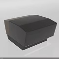 Modern Irregular Shape Sofa With Dark And Light Color Sleek Geometric Design