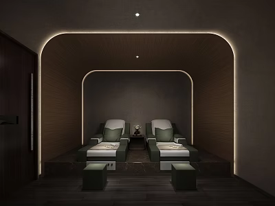 Modern Foot Bath Room Foot Therapy Room 3d model