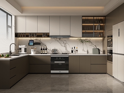 Modern Kitchen 3d model