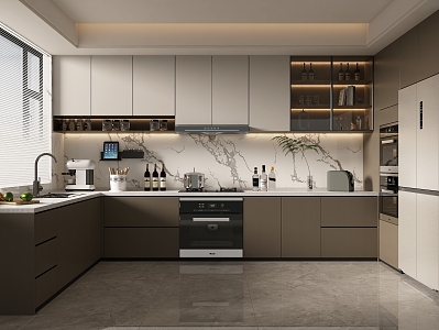 Modern Kitchen 3d model