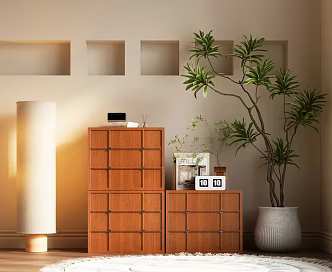 Modern Middle Ancient Decorative Cabinet Modern Decorative Cabinet Modern Side Cabinet Modern Bucket Cabinet Modern Bedside Cabinet Modern Retro Cabinet 3d model