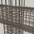 Reinforcement Layout With Negative Moment Rebar And Densified Zone In Construction Structure