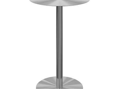 Sleek Modern Metal Side Table With Round Top And Sturdy Base Design For Living Room 3d model
