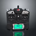 Electronic Drone Remote Controller With LCD Screen Display And Control Joysticks 3d model