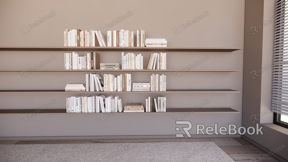 bookshelf books english books model