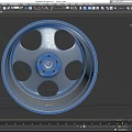 Silver Automotive Tire Wheel Rim With Five Spoke Design And Metallic Finish