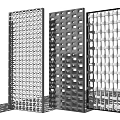 Silent partition screen partition 3d model