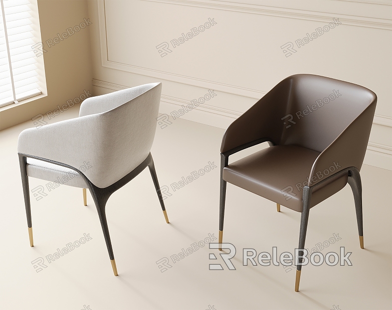 Modern Dining Chair Single Chair model