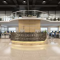 Front office Modern public office area 3d model