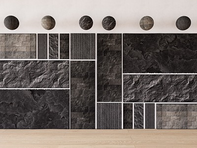 Dark stone rock modeling background wall Mao stone wall living room stone rock background modeling wall sofa background wall model