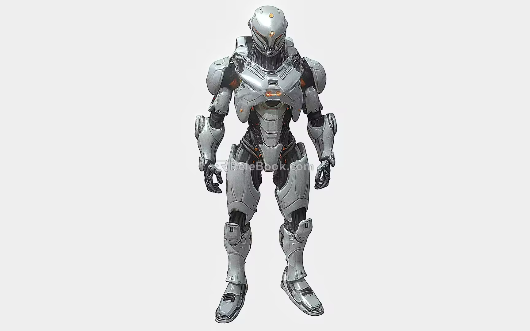 Modern Robot Human Nature Robot Intelligent Machine 3d model