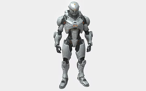 Modern Robot Human Nature Robot Intelligent Machine 3d model