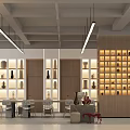 Book Art Themed Modern Interior Space With Shelves And Seats