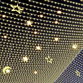 Grid Pattern Decorative Lights With Star And Moon Shapes For Ceiling Decoration 3d model
