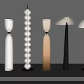 Modern floor lamp American floor lamp hoist string floor lamp bedside floor lamp bedroom floor lamp atmosphere lamp 3d model