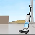 Smart Machine For Floor Cleaning With White Appearance And Water Tank