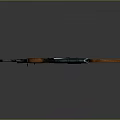 Classic Military Rifle Featuring Wooden Stock And Blue Metal Finish Design