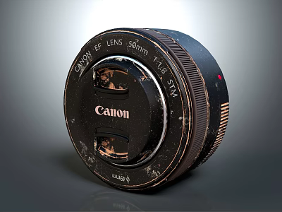 Canon EF 50mm f1.8 STM High Quality Digital Camera Lens for Photography Use 3d model
