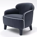 Modern Single Sofa Color Fabric Single Sofa 3d model