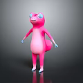 Lizard Anime Lizard Chameleon Cartoon Lizard Reptile Cold Blooded Animal Reptile Class 3d model