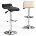 Modern Bar Stool Metal Bar Stool High Stool 3d model